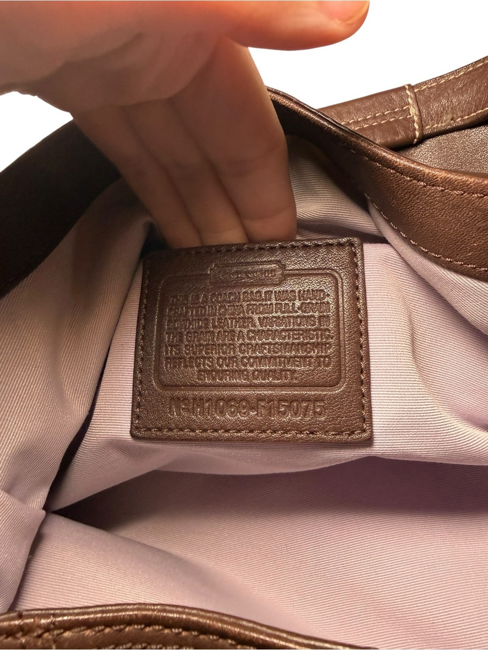 Vintage Coach Soho Lynn Leather Hobo Bag - Picture 12 of 16